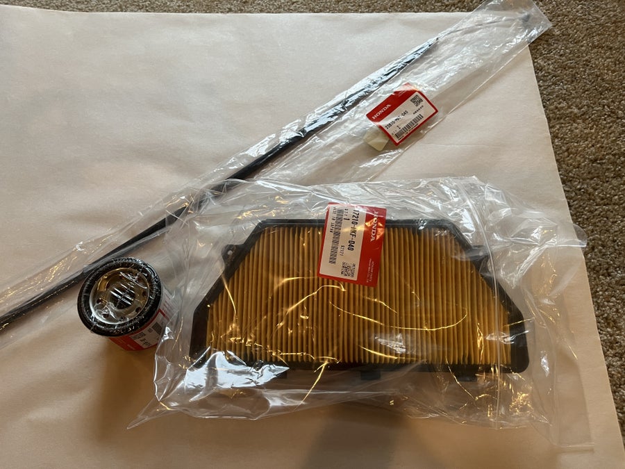 New OEM Air Filter, Oil Filter, Clutch Cable Bundle